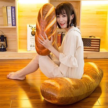 baguette bread pillows