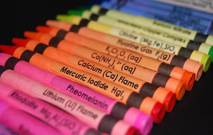 chemistry crayons