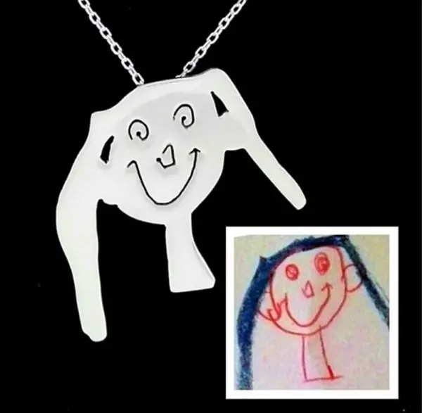 childrens drawing jewelry