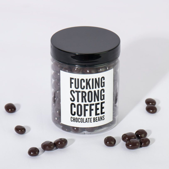 fucking strong coffee chocolate beans