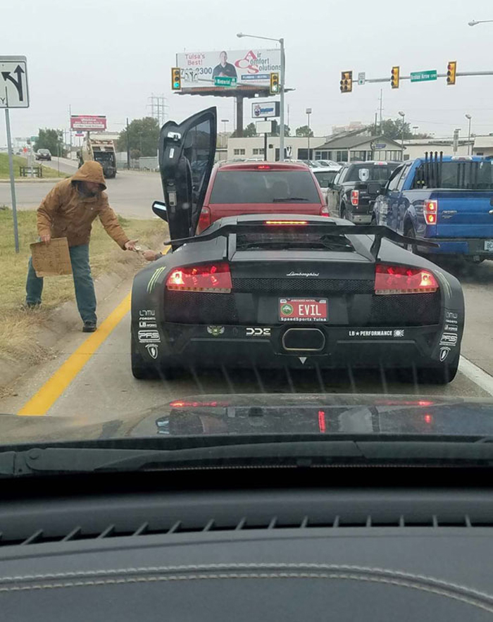 funny license plates evil good