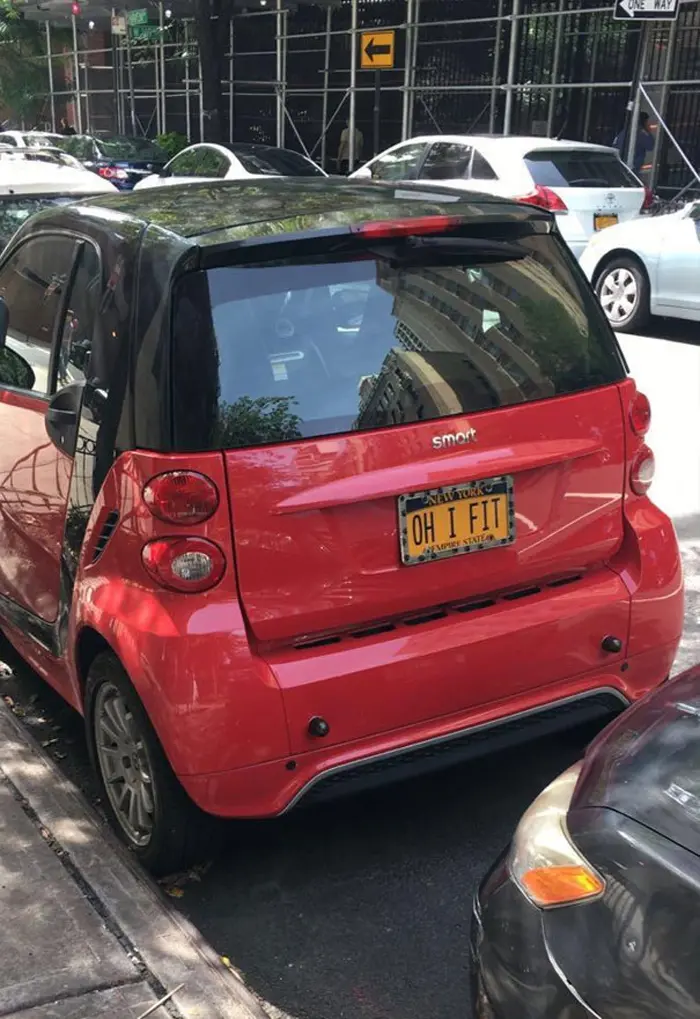 funny license plates smart fit