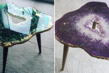 geode resin tables