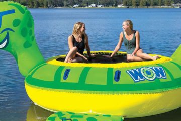 giant inflatable trampoline pool float
