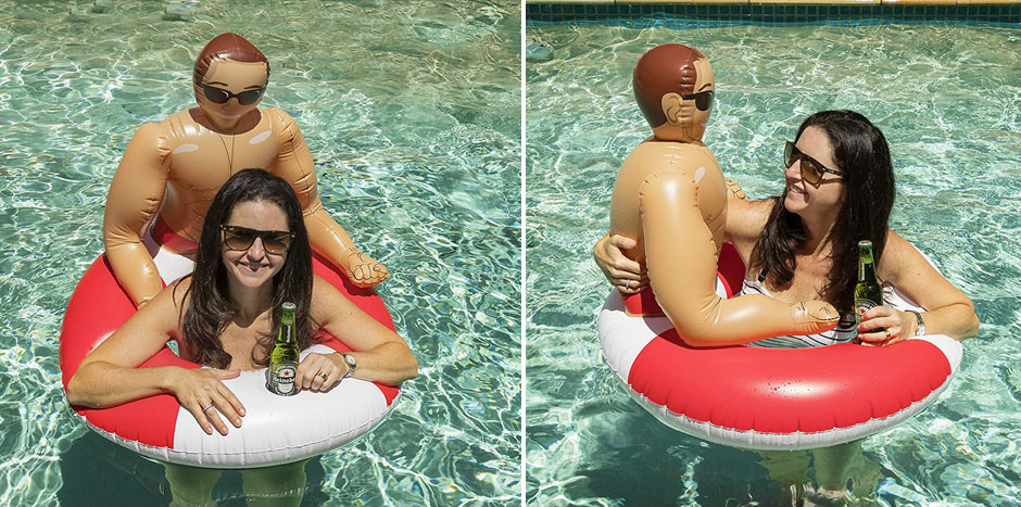 inflatable hunk pool float