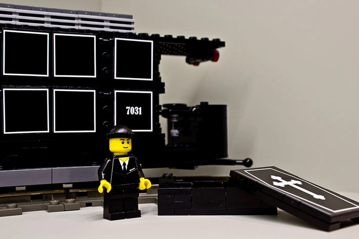 lego funeral set casket