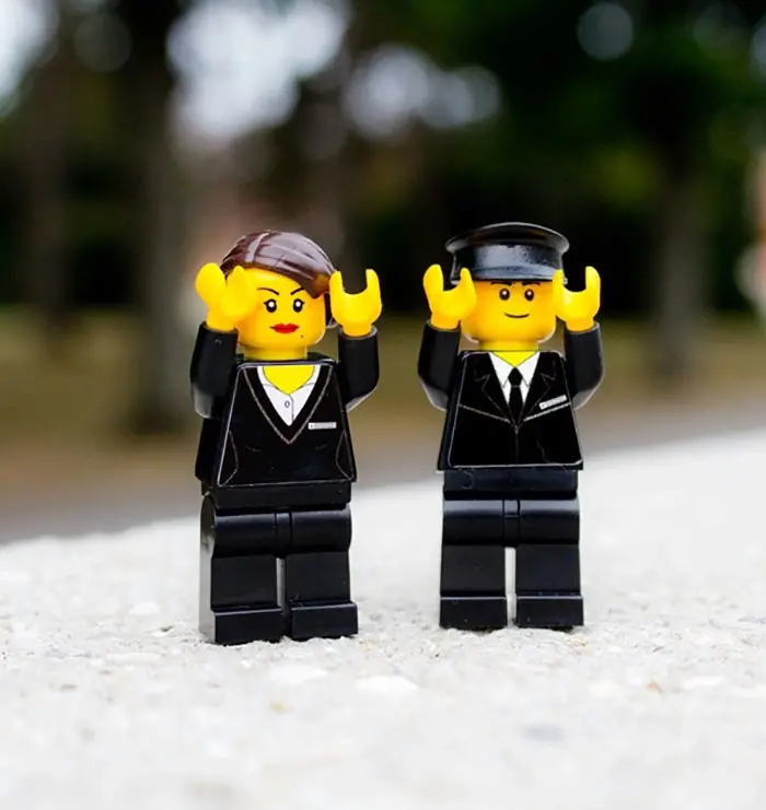 lego funeral set cemetery personnel