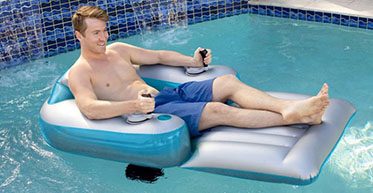 motorized inflatable pool loungers