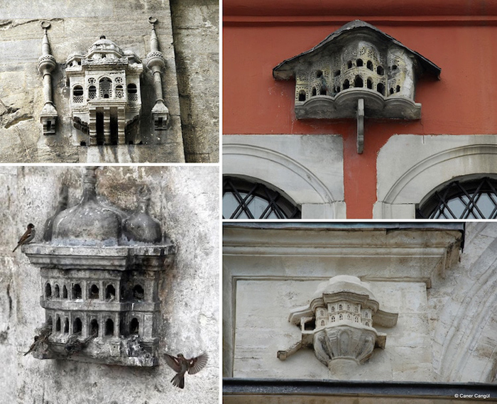 ottoman-style birdhouses