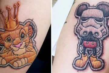 realistic embroidery tattoos