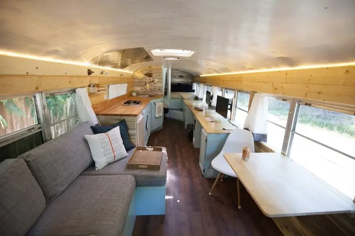 school bus conversion mobile tiny home