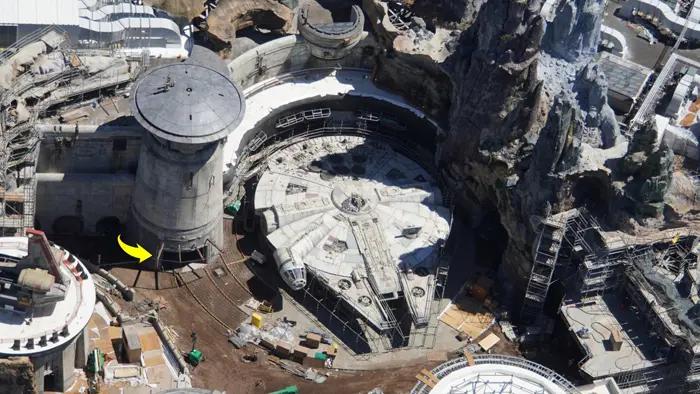 star wars land millennium falcon