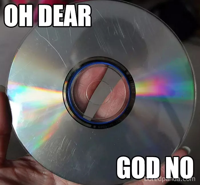 90s kids struggles cd surface scratch