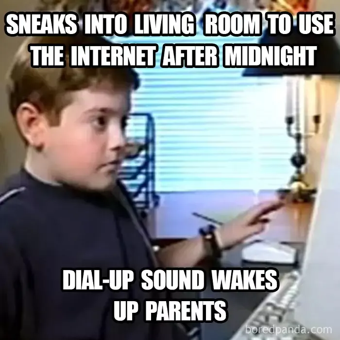 90's kids struggles dial-up sound