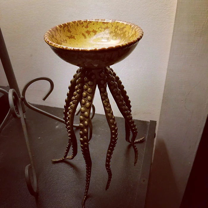 bowl octopus feet weird second-hand items