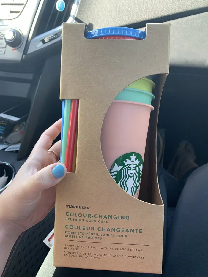 color-changing reusable cups starbucks