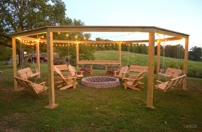 diy backyard pergola lauren ashworth