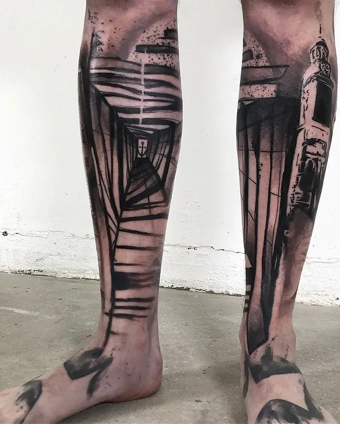 Leg Tattoo Drawings