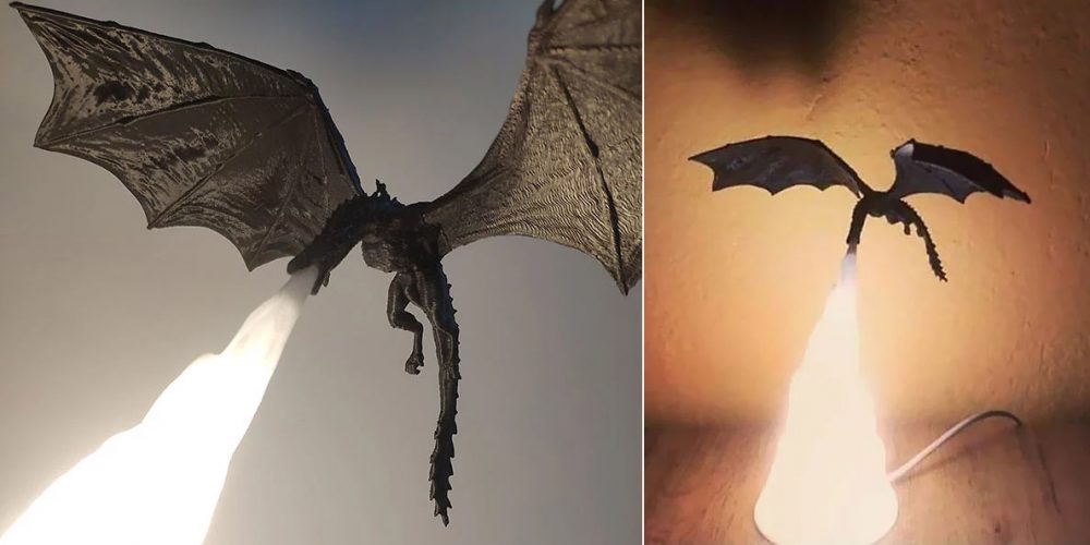 game of thrones dragon lamp