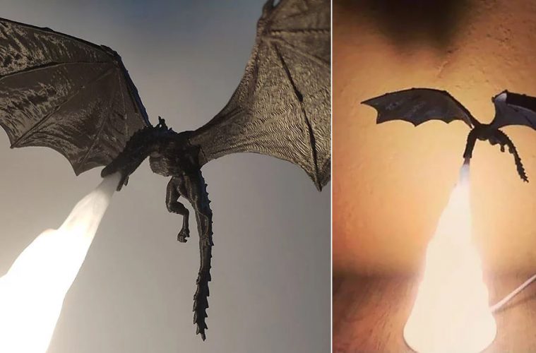 game of thrones dragon lamp