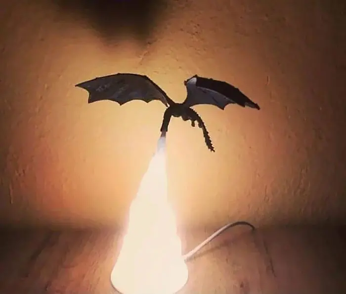 got dragon lamp