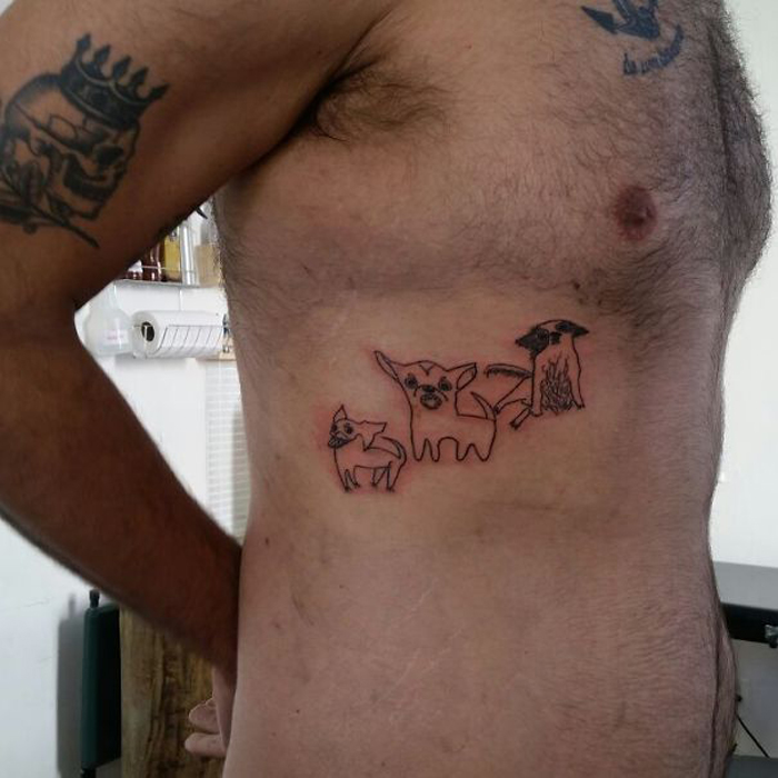 helena fernandes hideous tattoos pets