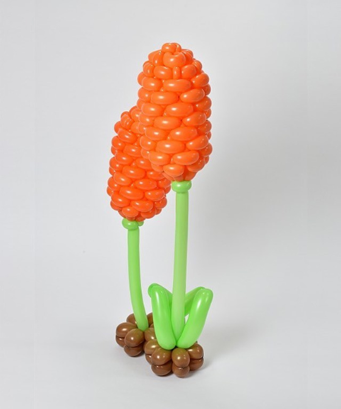 matsumoto colorful twisted balloon sculptures beehive ginger