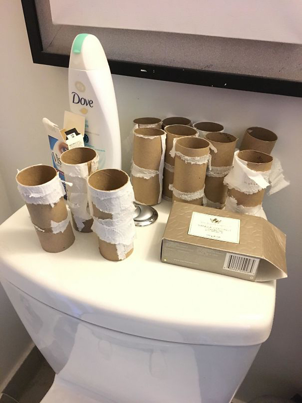 monster roommate boyfriend hoards toilet rolls