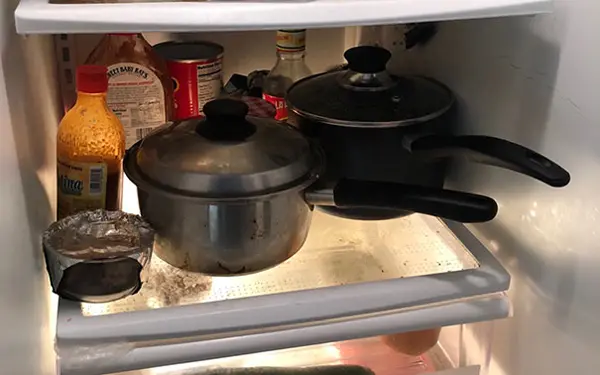 monster roommate pots fridge