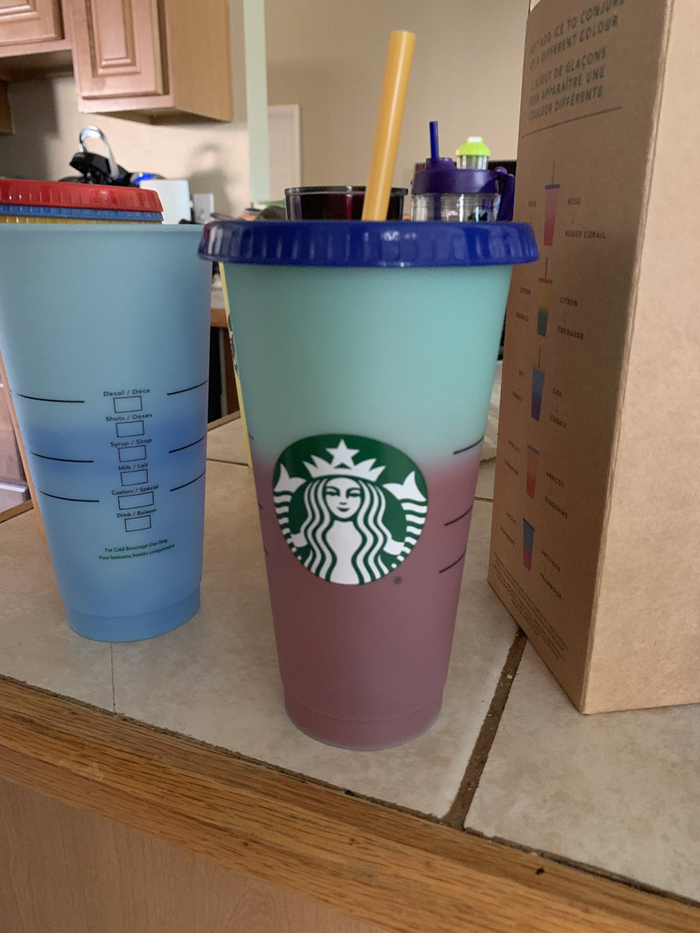 reusable cups change color