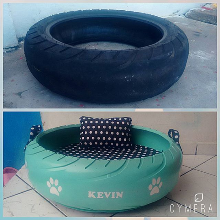 upcycled tires pet beds transformation