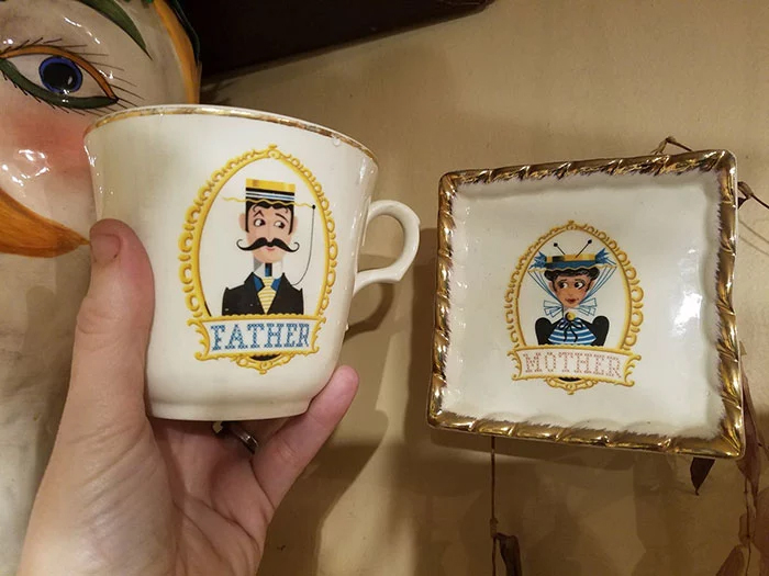 wall pocket mother found a father mug