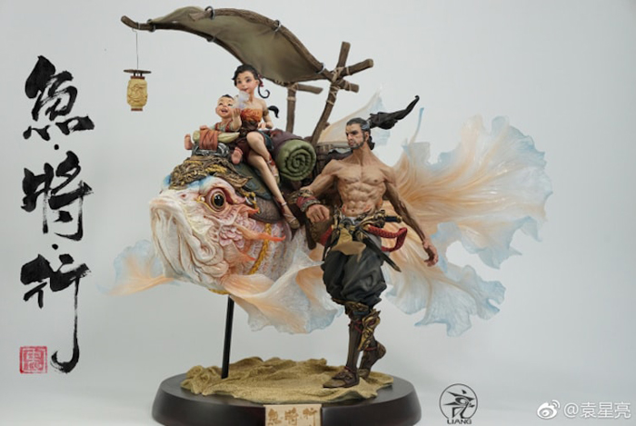 yuanxing liang fantastical miniature sculpture