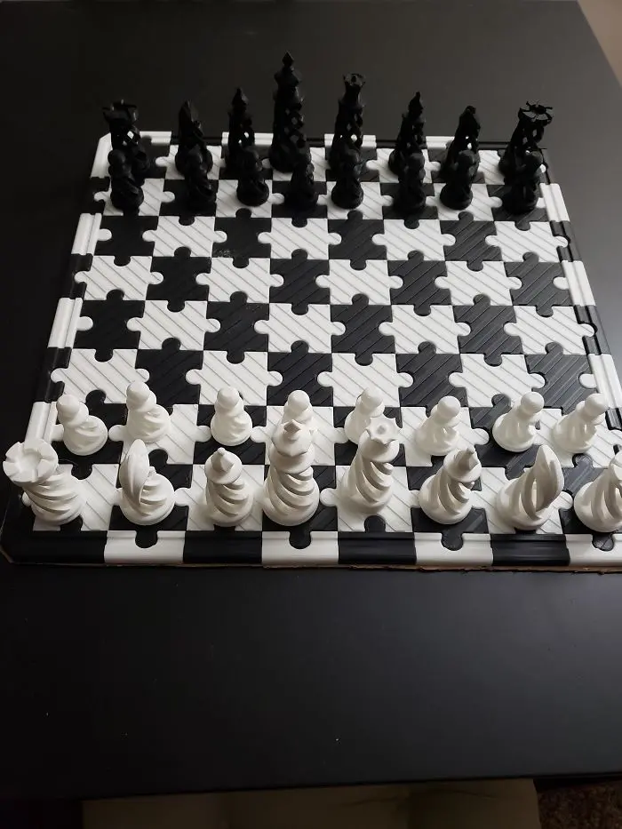 3d printing brilliant creations chess puzzle