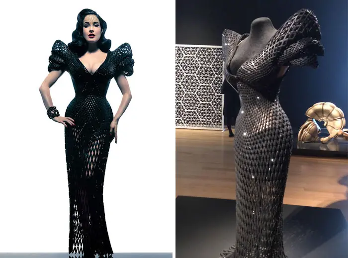 3d printing brilliant creations mesh gown