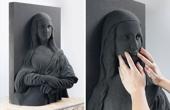 3d printing brilliant creations mona lisa painting