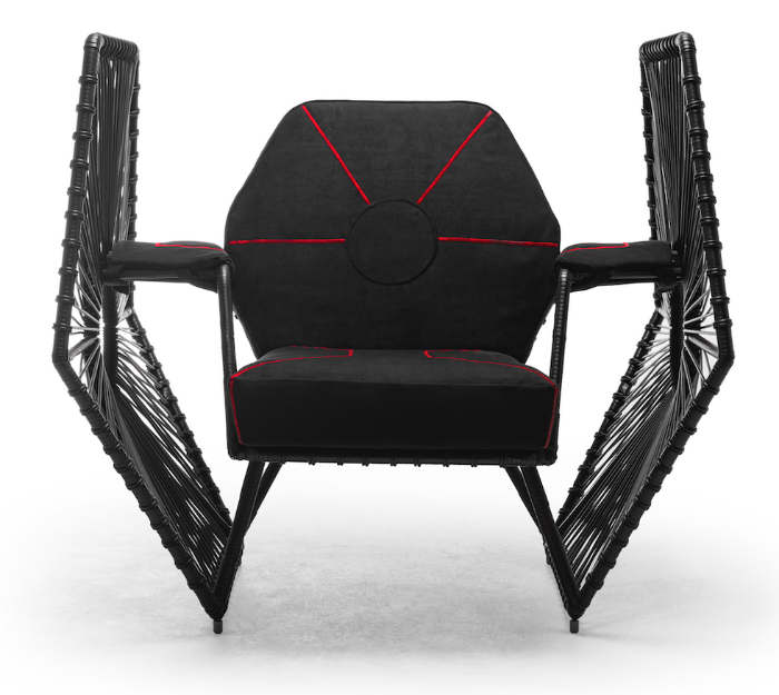 Imperial TIE Fighter Wings Easy Armchair star wars furniture solo