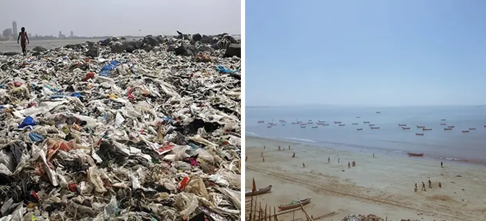 afroz shah clean mumbai beach