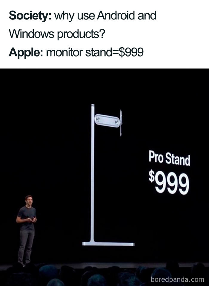 apple expensive monitor stand