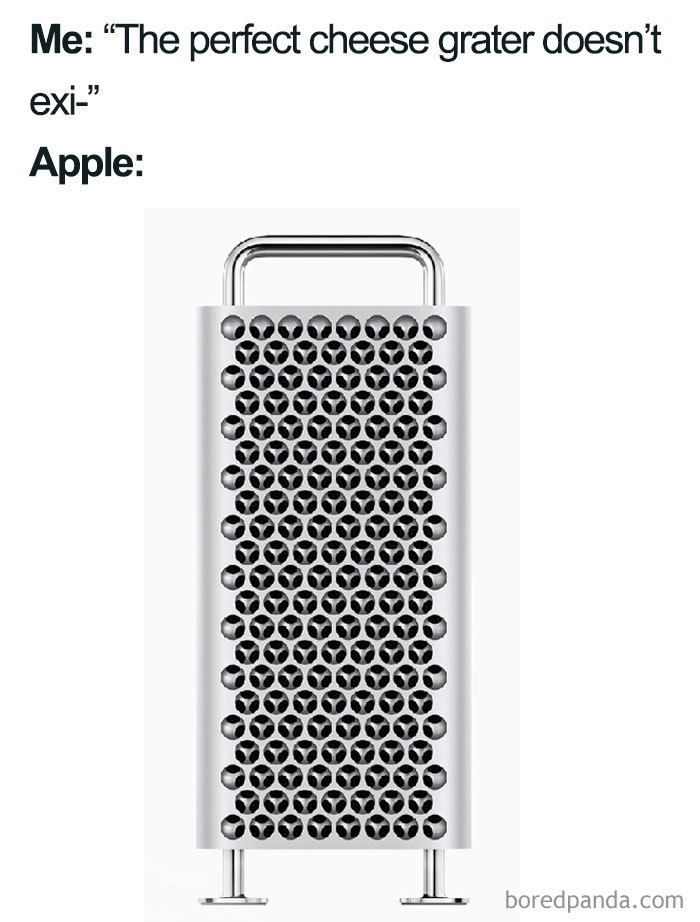 apple mac pro perfect cheese grater