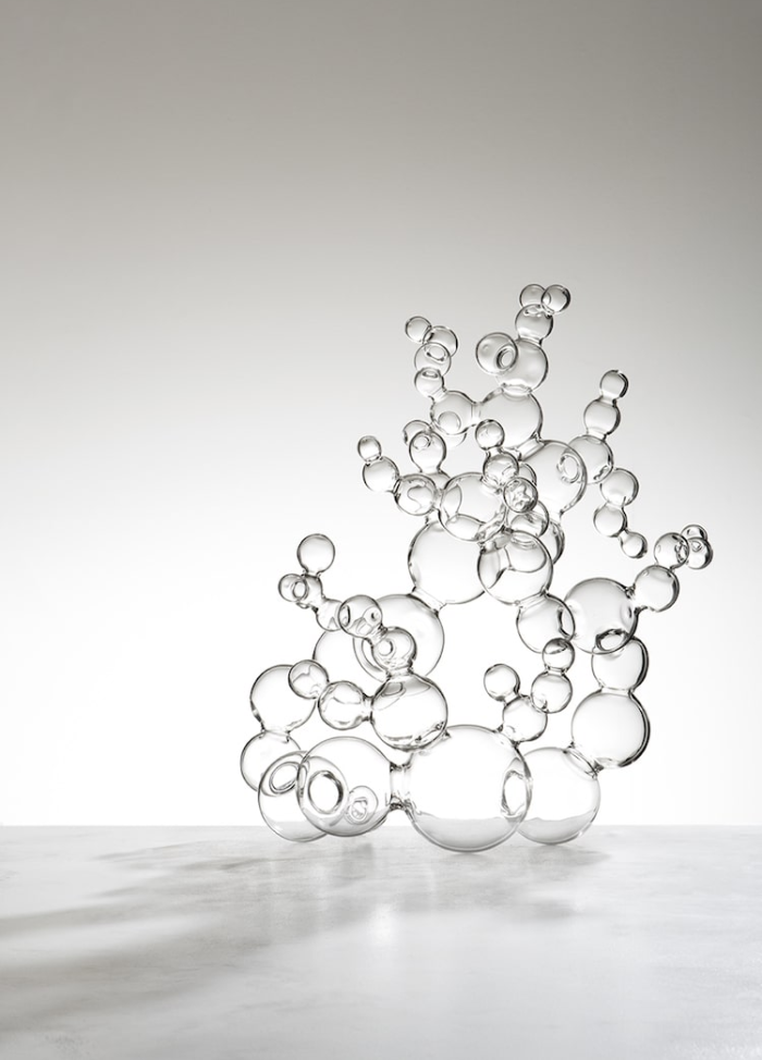 awesome bubbles simone crestani blown glass sculptures