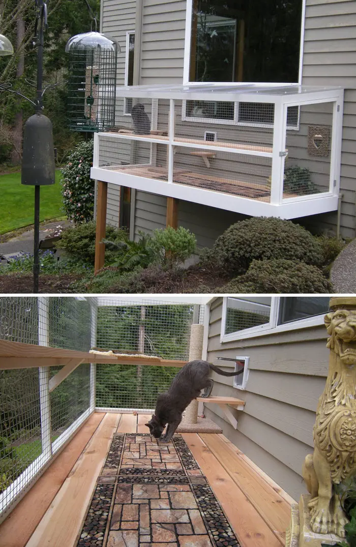 balcony-like catios cat patios outdoor enclosures