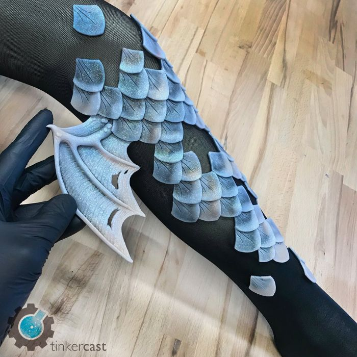 blue scales fins tentacle tights handmade etsy tinkercast