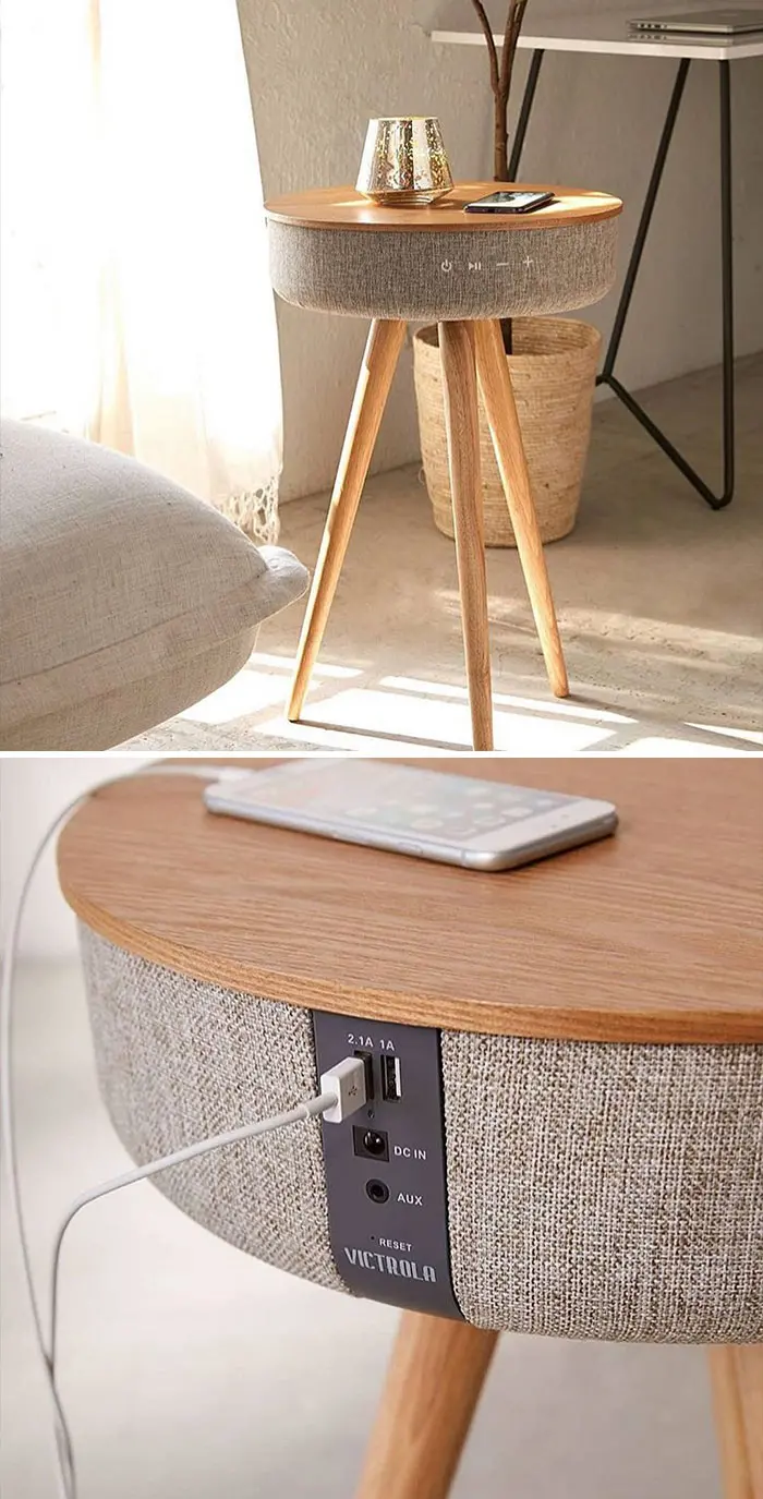 bluetooth speaker table unique furniture designs