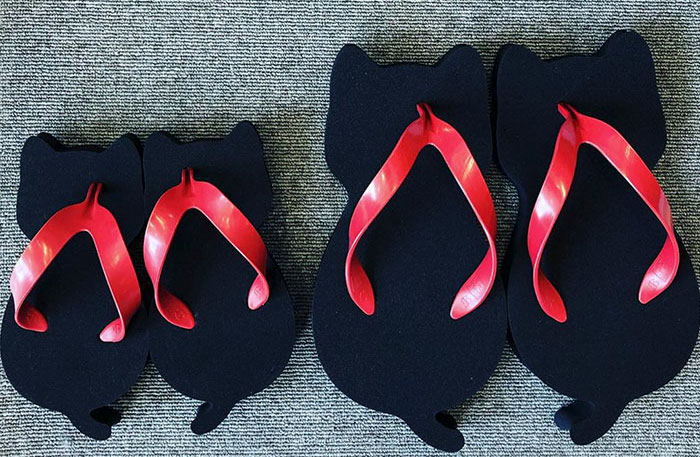 cat-shaped sandals japanese shoe company