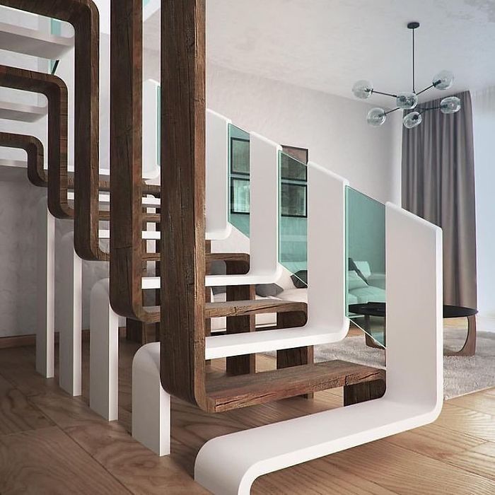 contemporary stairs unique furniture designs