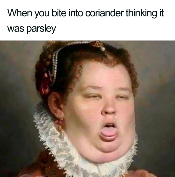 coriander haters funny memes not parsley