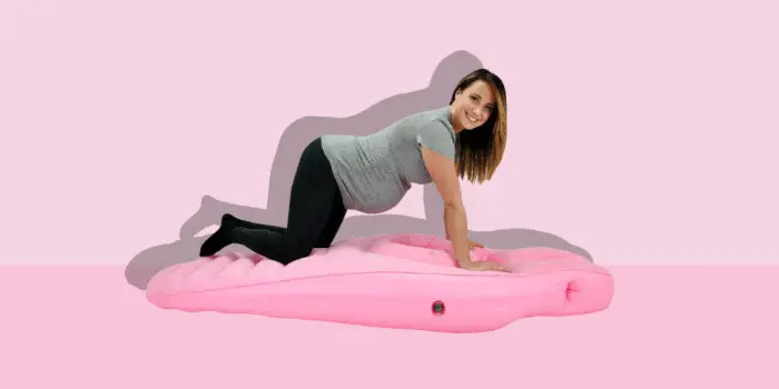 cozy bump maternity inflatable mattress and pool float