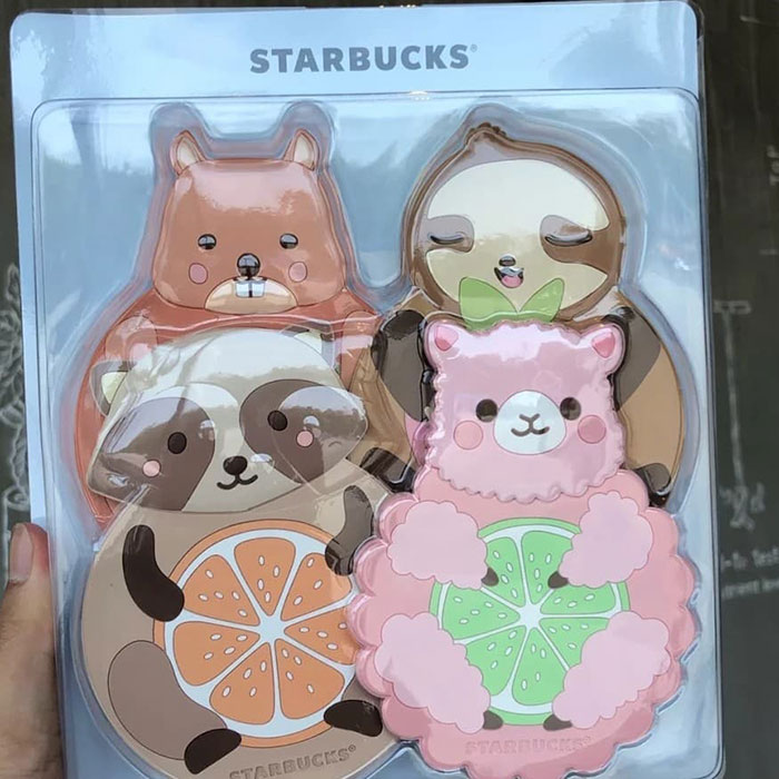 cute stickers starbucks china merchandise summer collection 2019