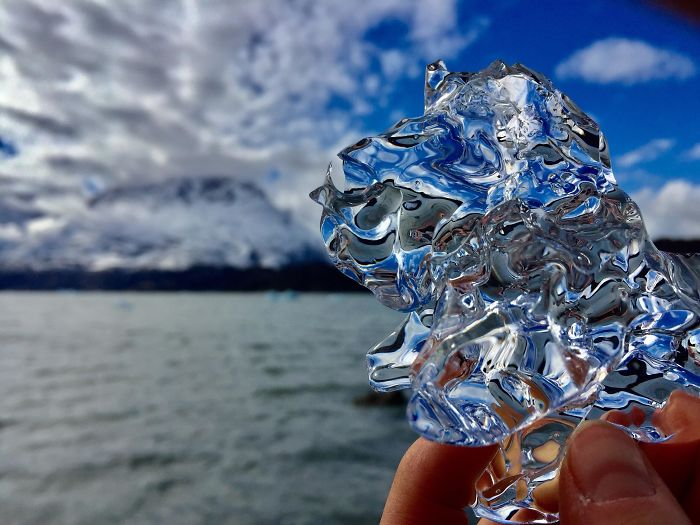 interesting beach things piece of glacial ice